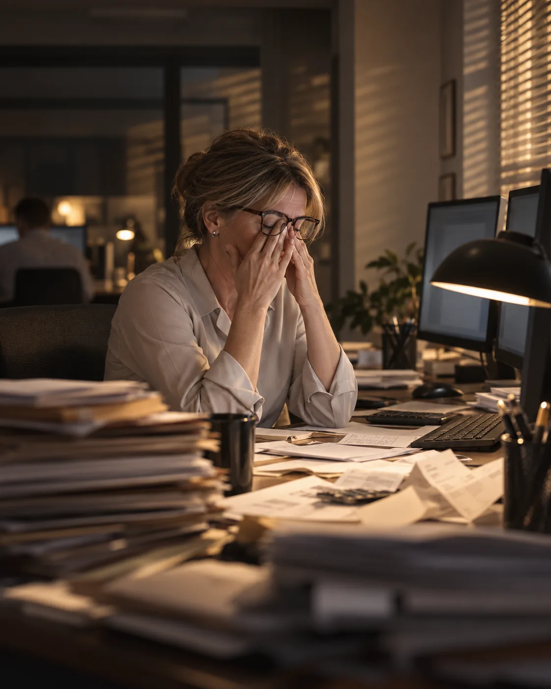 La CPA en pleine saison, à son bureau.