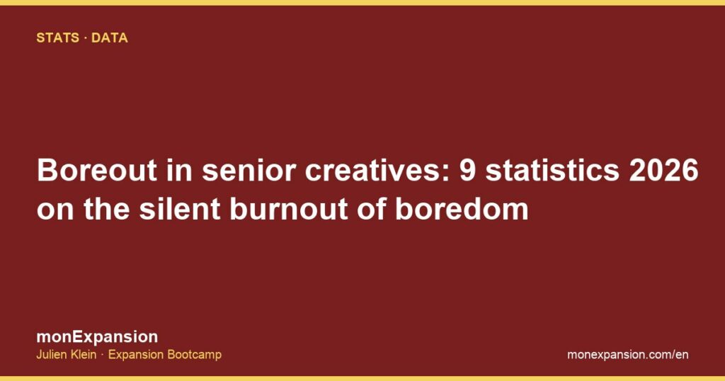 Too good to leave 8 Boreout in senior creatives: 9 statistics 2026 on the silent burnout of boredom