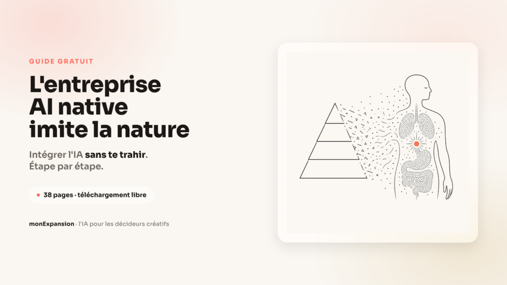 L'entreprise AI native imite la nature · guide gratuit 38 pages
