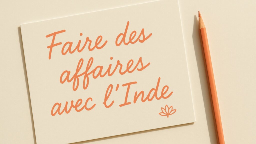 Faire des affaires avec l'Inde